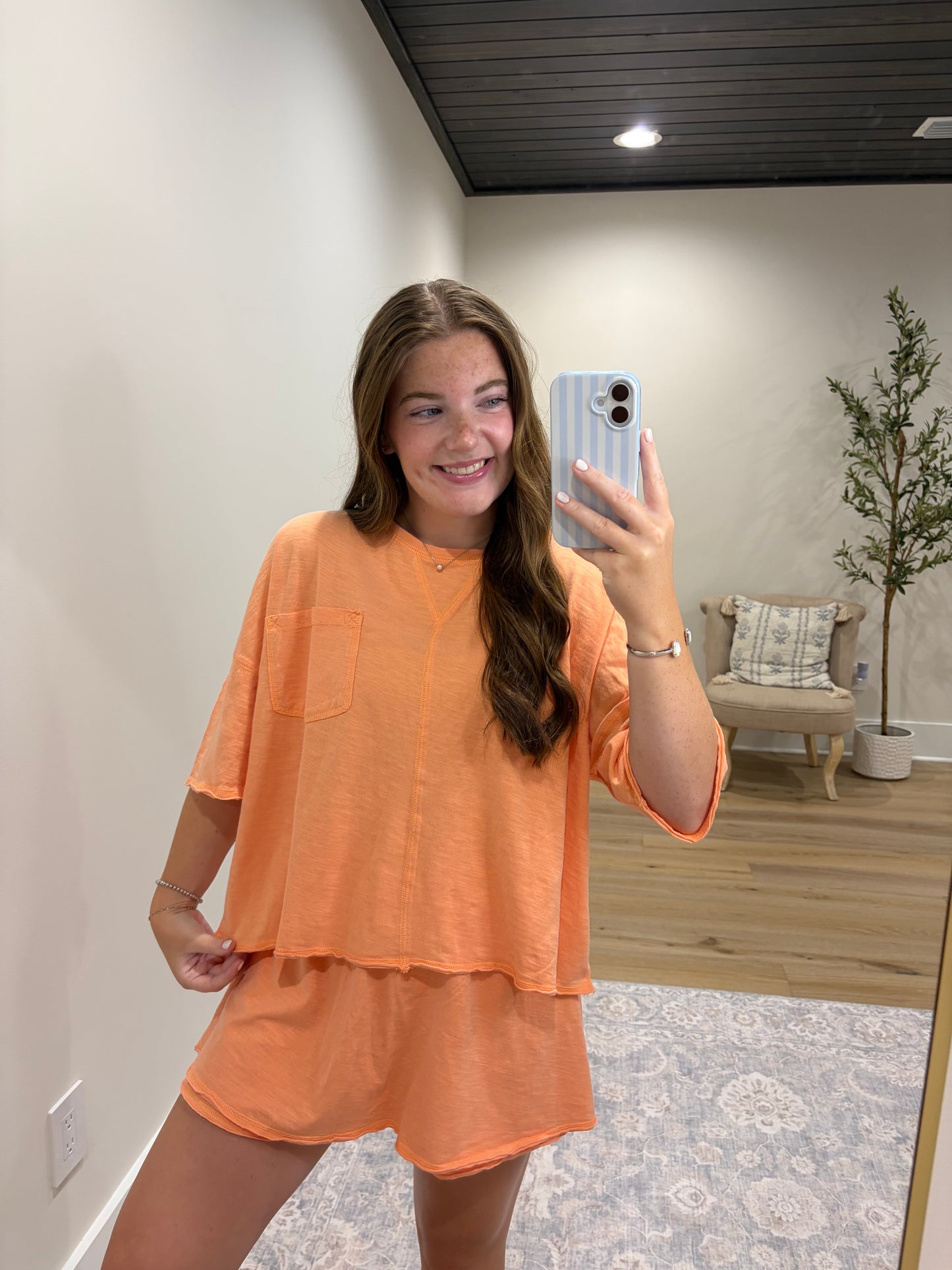 Emery Skort Set - Orange Creamsicle