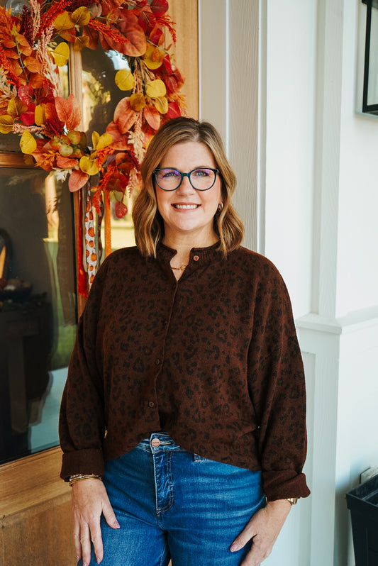 Wild Leopard Cardigan
