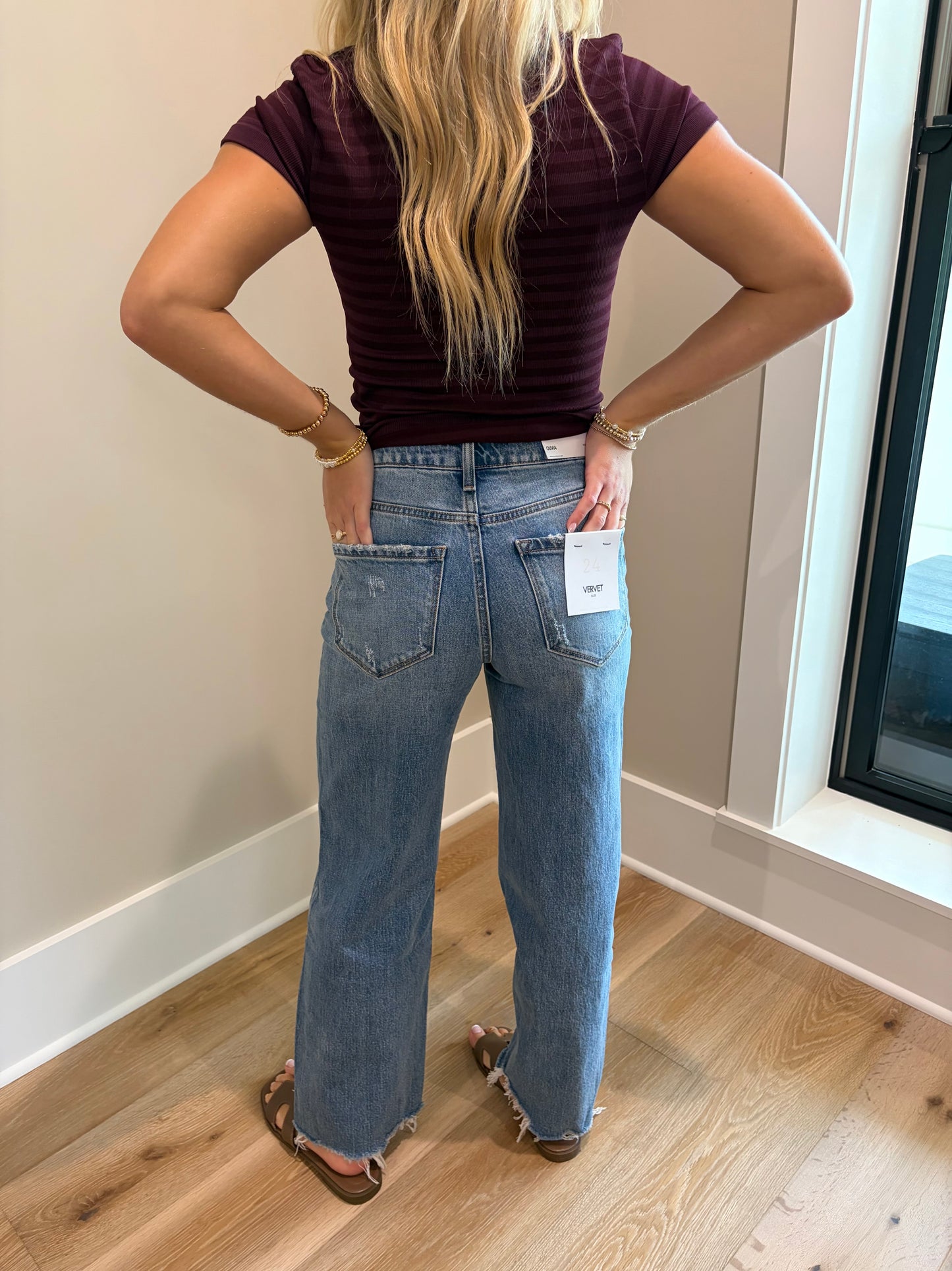 The Mable Wide Leg Jeans - Medium Wash