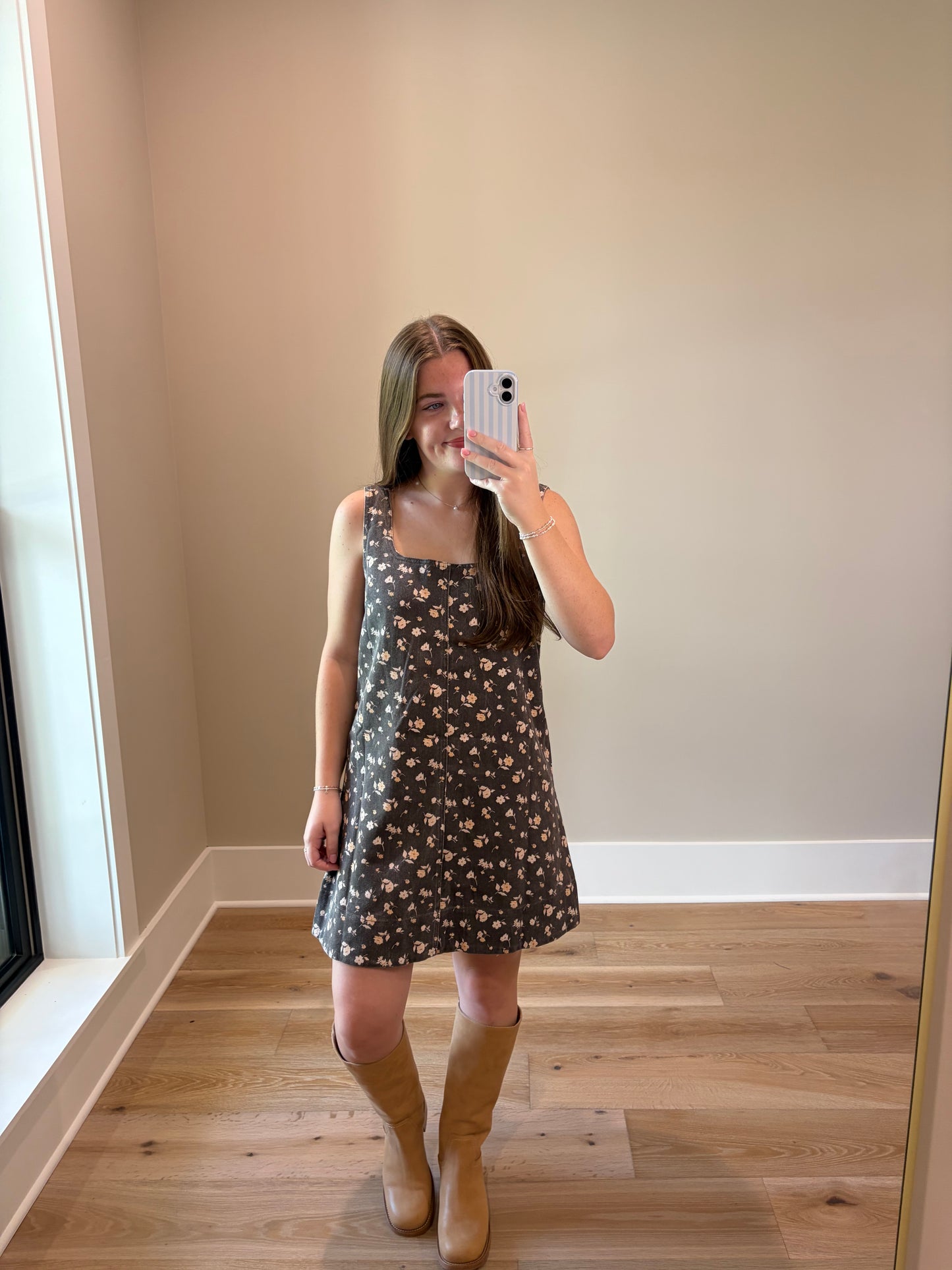 Prairie Bloom Mini Dress