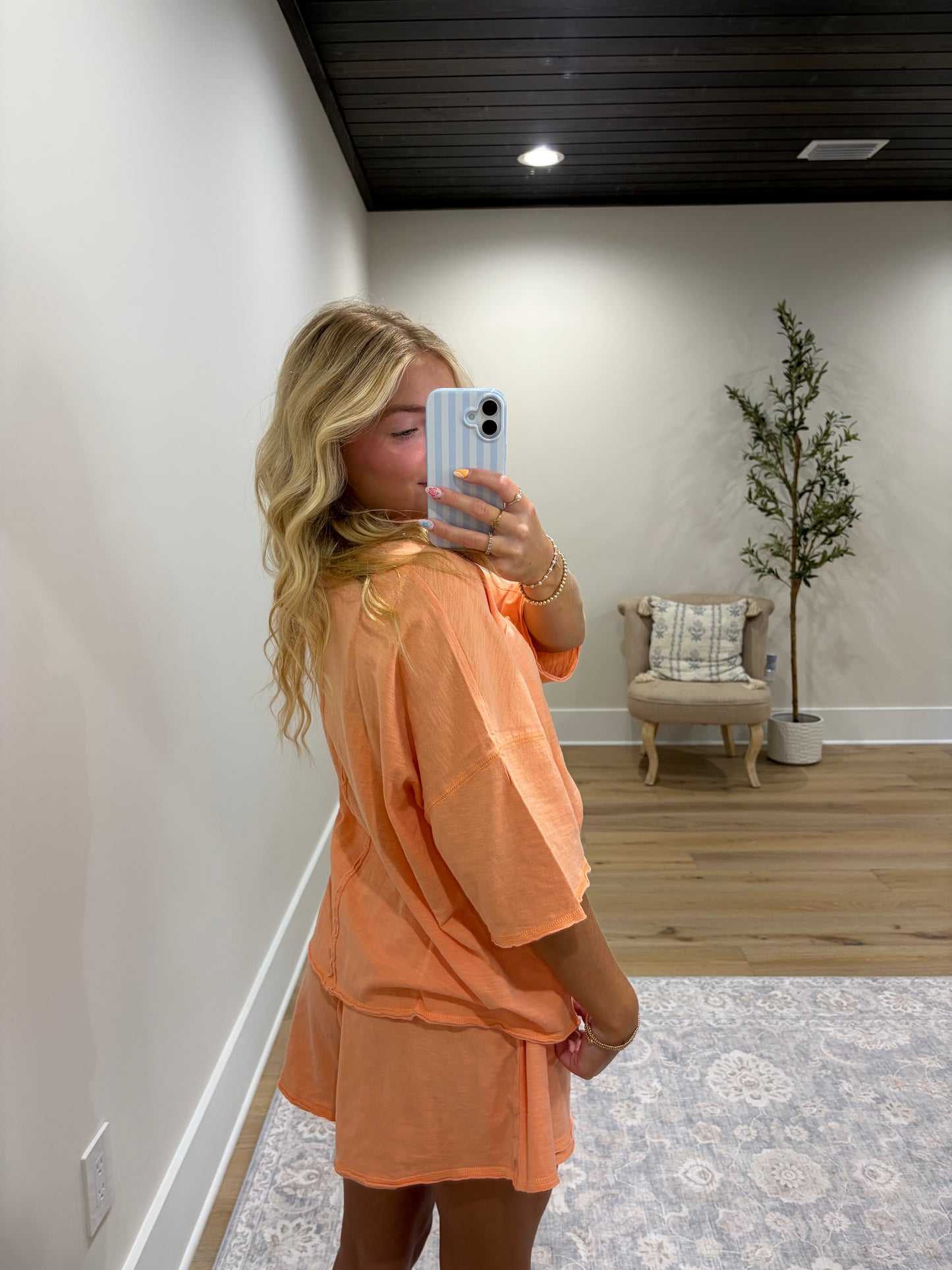 Emery Skort Set - Orange Creamsicle