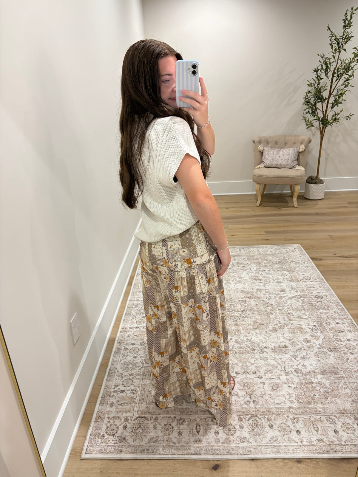 Golden Meadow Patchwork Pants