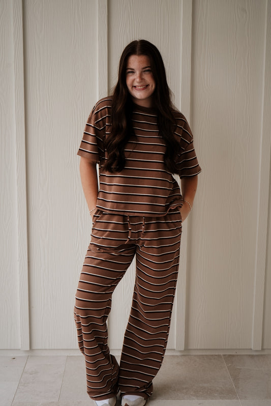 The Cocoa Comfort Stripe Set