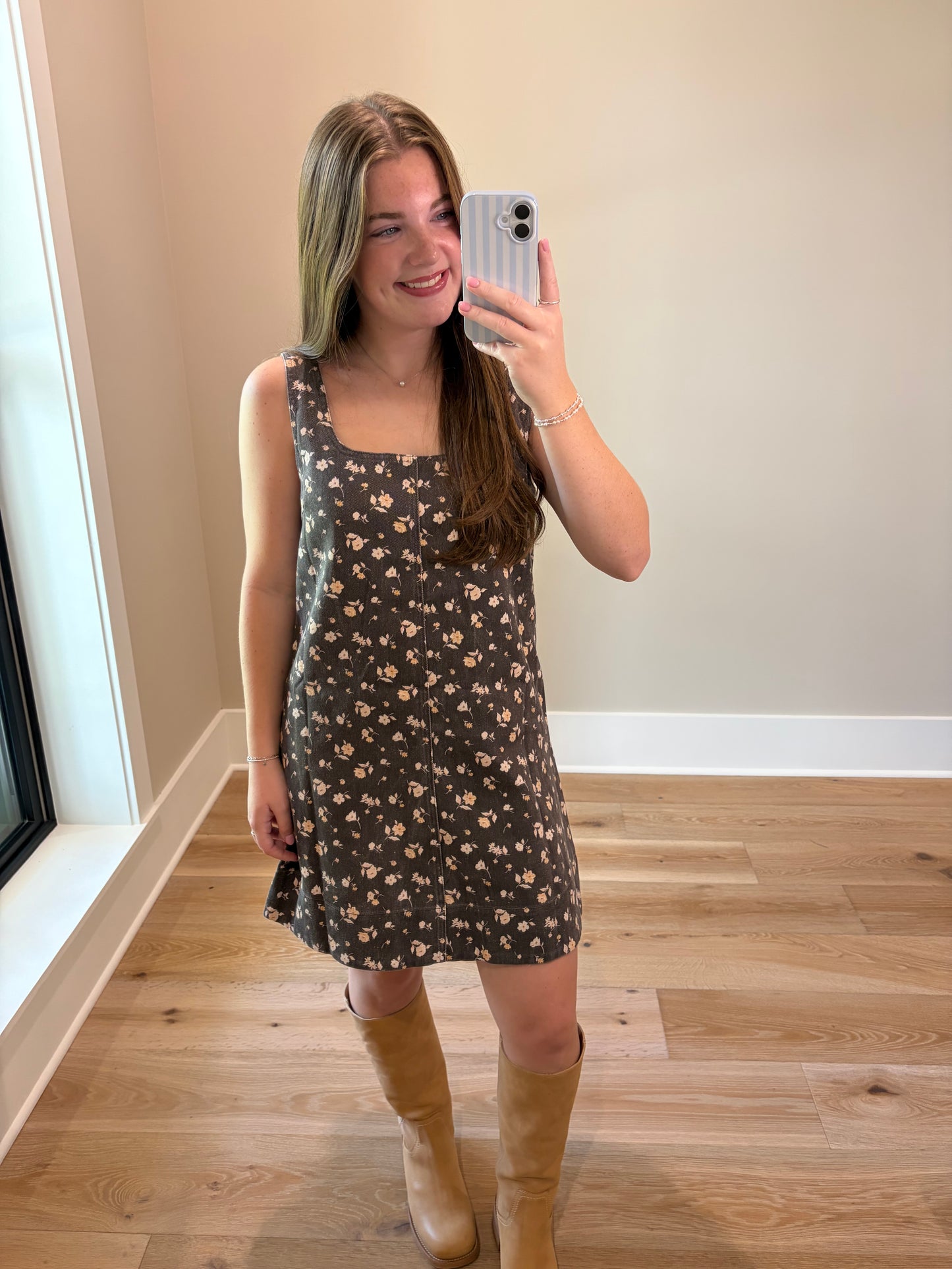 Prairie Bloom Mini Dress
