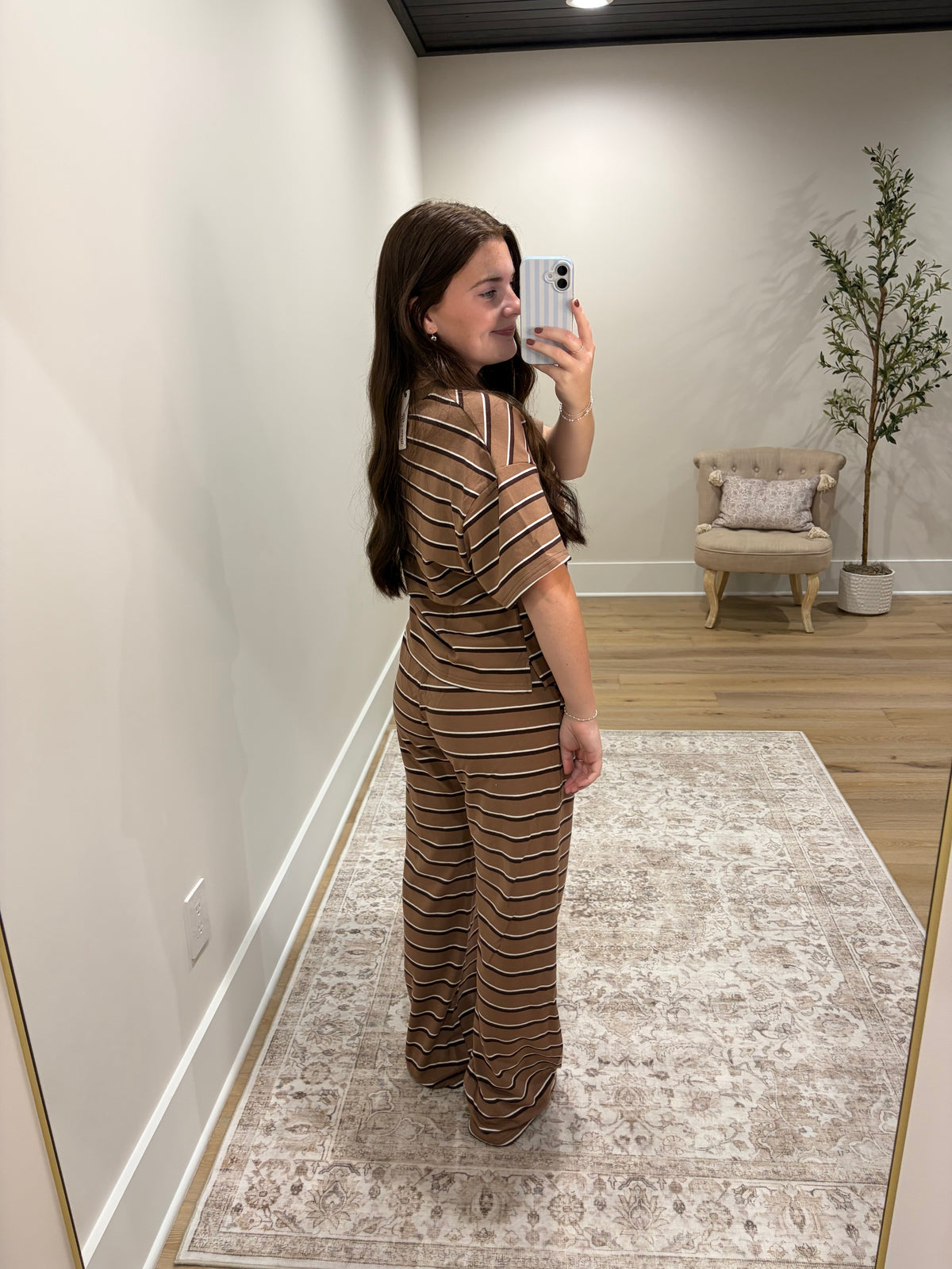 The Cocoa Comfort Stripe Set