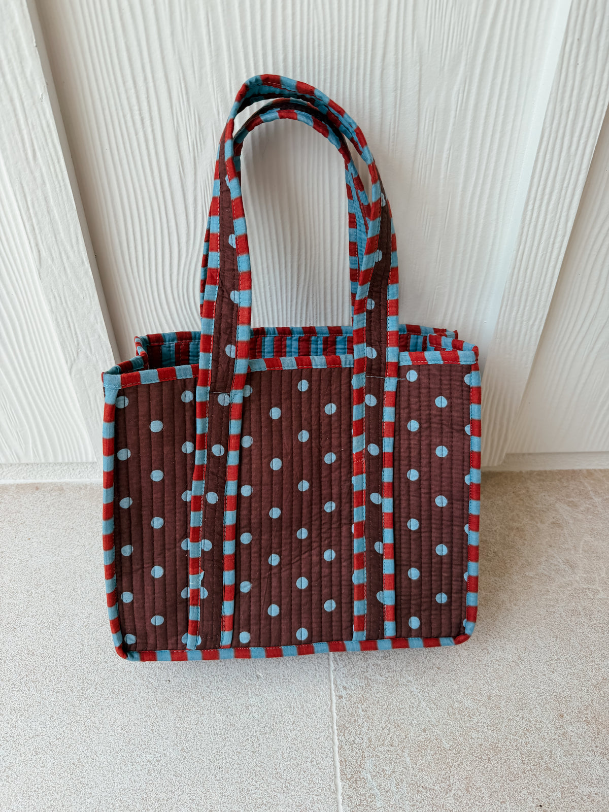 Mini Quilted Tote Bag - Dottie