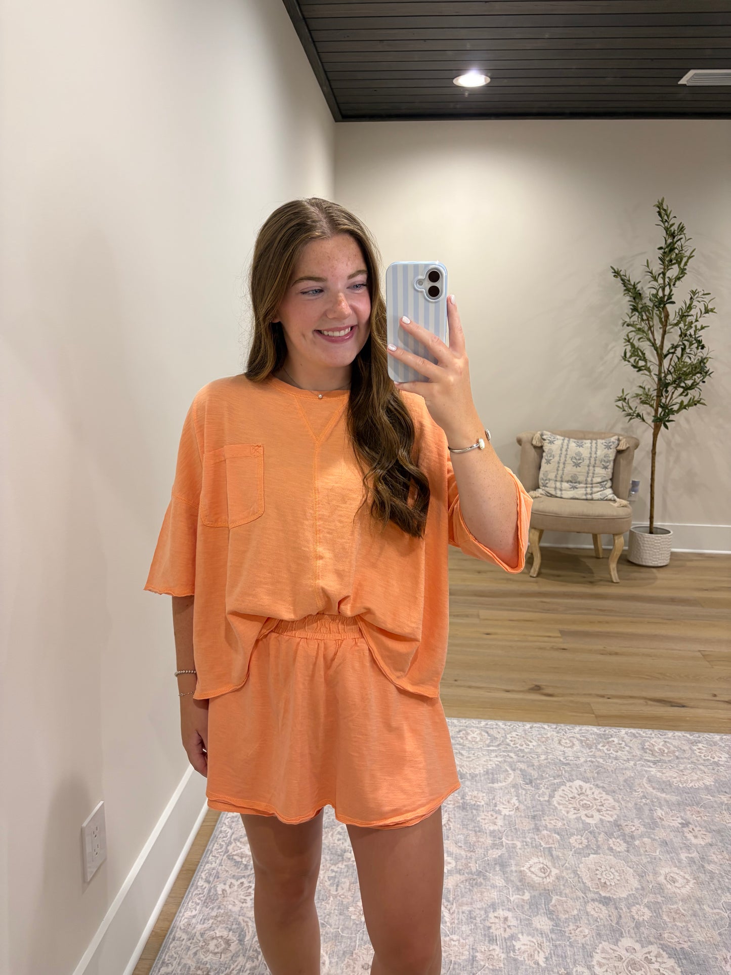 Emery Skort Set - Orange Creamsicle