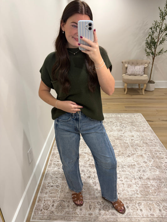 The Prescott Barrel Jeans - Medium Wash