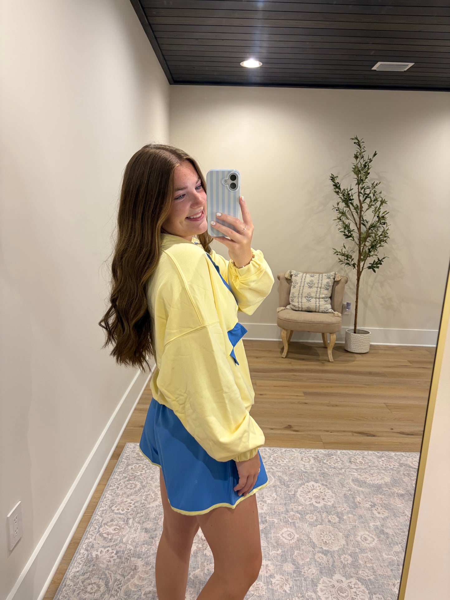 All In Motion French Terry Set - Lemonilla/Aqua Splash