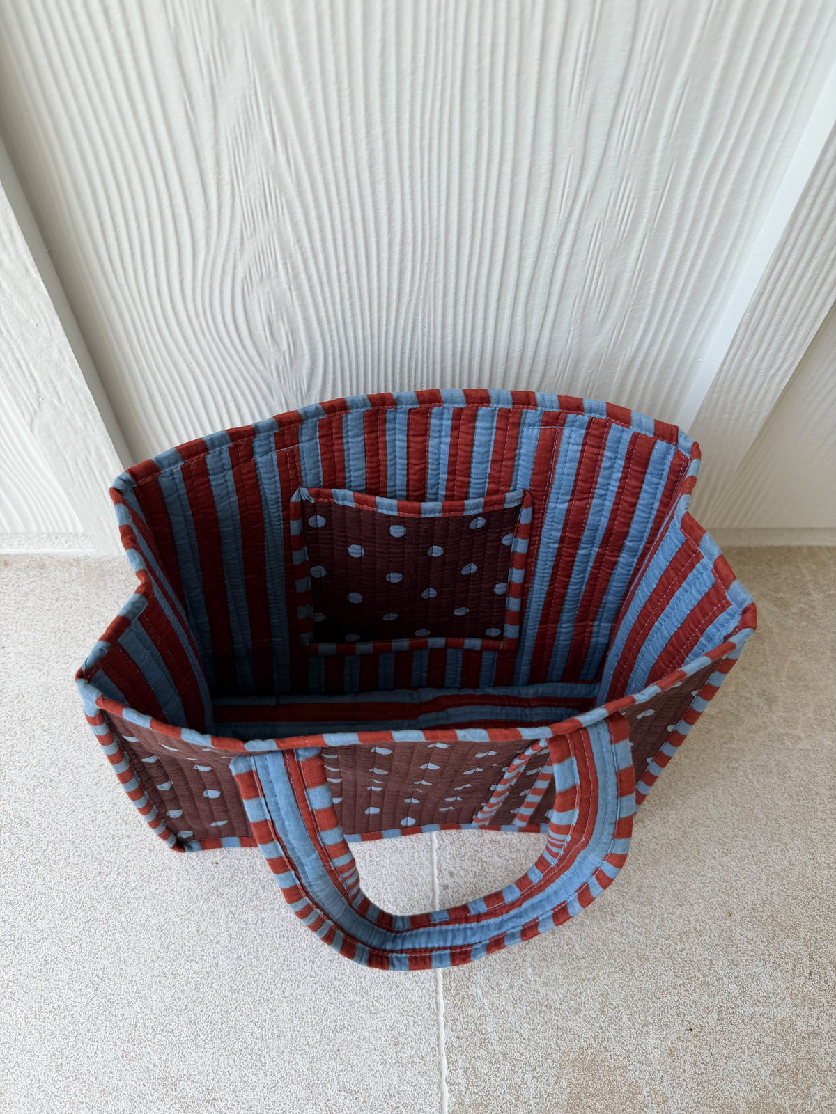 Mini Quilted Tote Bag - Dottie