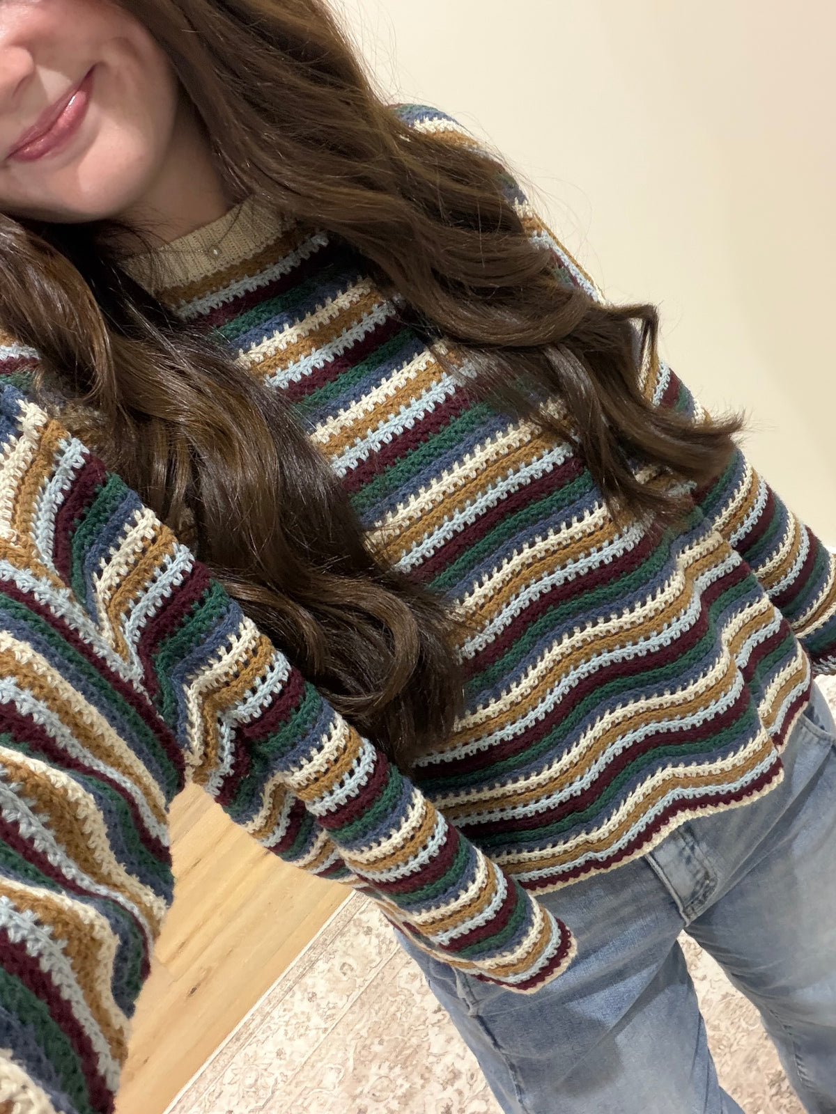 The Everly Knit Sweater - Autumn Multi