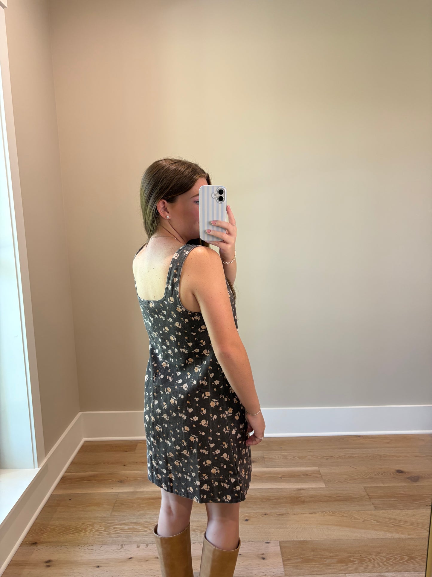 Prairie Bloom Mini Dress