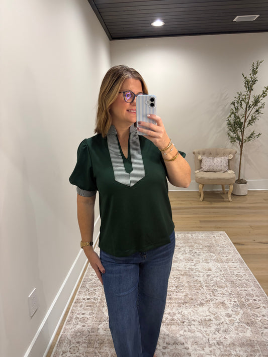 The Sinclair Emerald Top