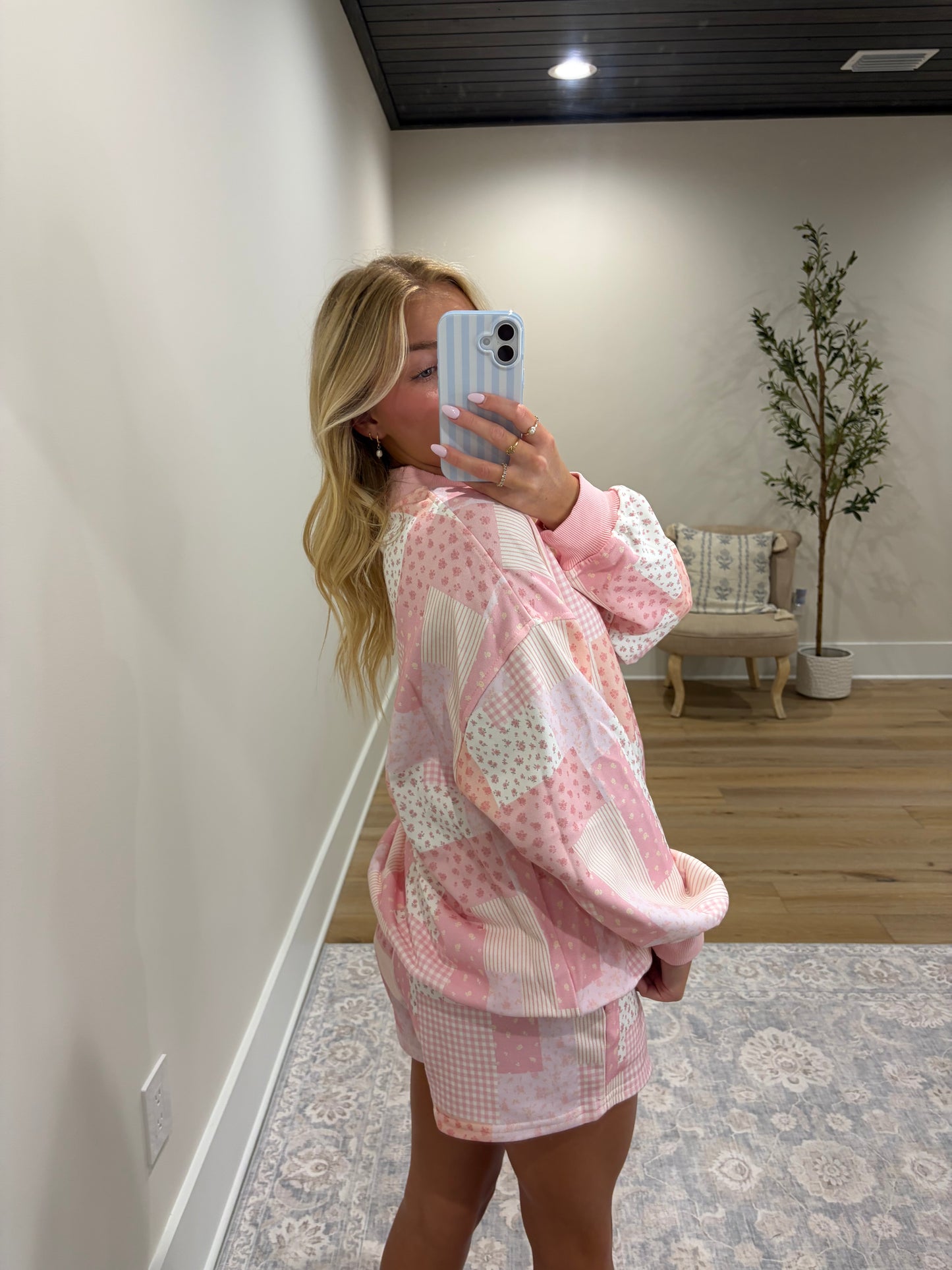 Pretty in Patchwork Set - Pink/Orange