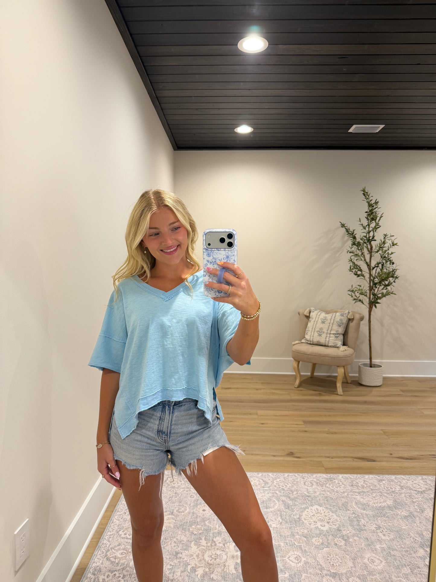 Everyday Boyfriend V-Neck Top