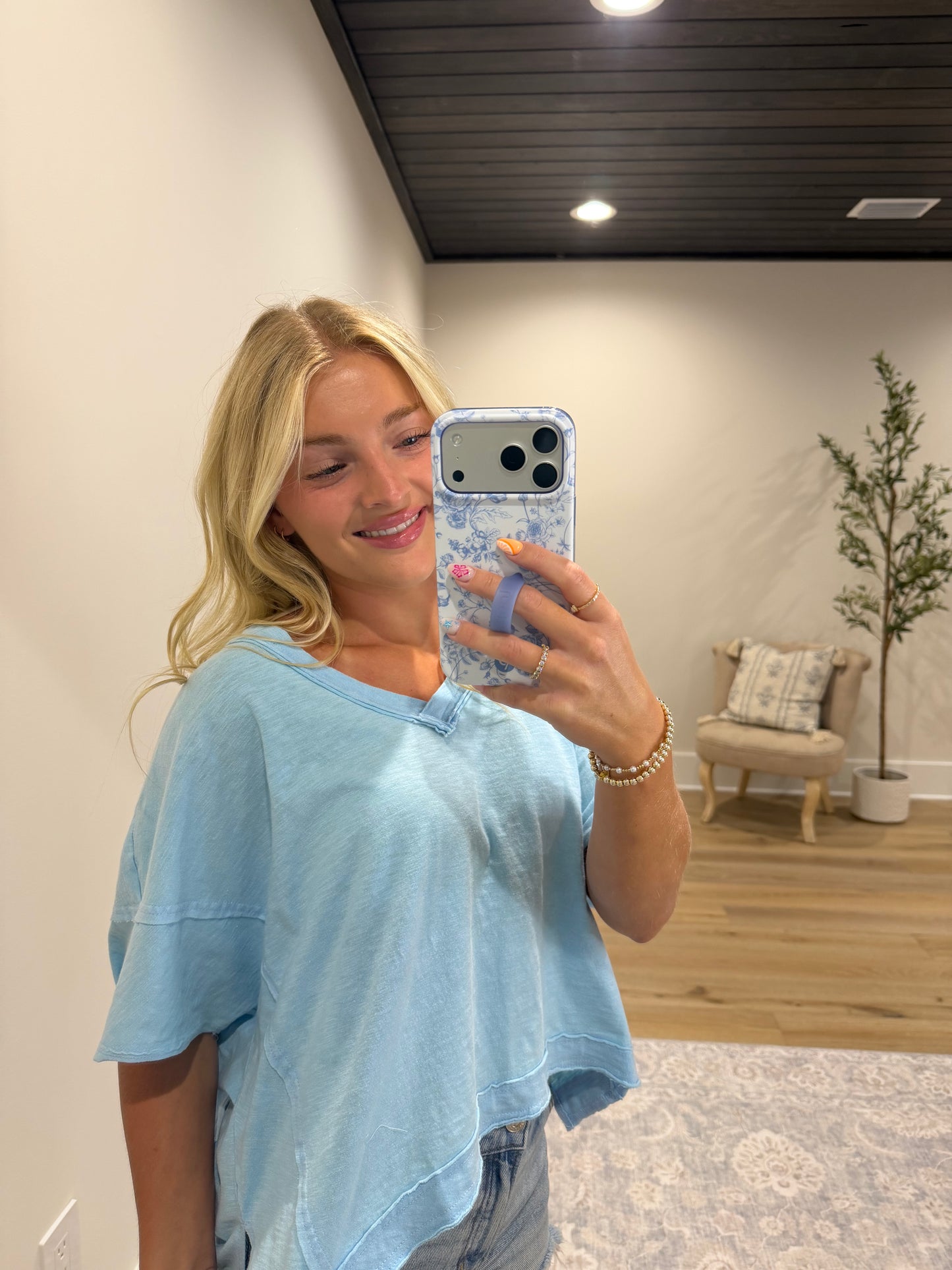 Everyday Boyfriend V-Neck Top